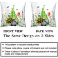 thumbnail image 3 of Spring Decorations Pillow Covers Gnome Floral Throw Pillows Case 20 x 20 Butterfly Coloful Flowers Pillowcases Set of 2 Spring Day Decor for Indoor Living Room Bed, 3 of 6