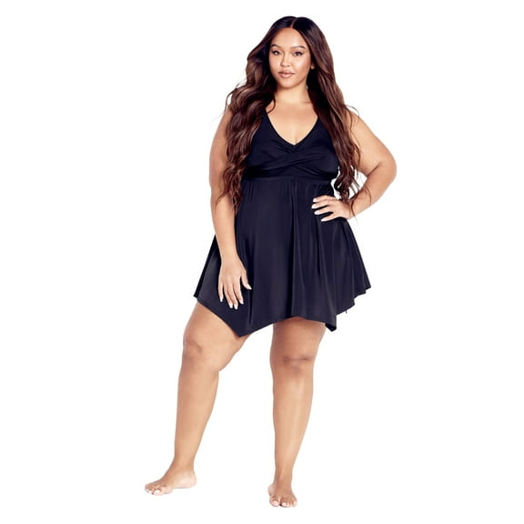 Avenue Women's Plus Size Icon Swimdress