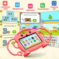 thumbnail image 2 of Kids Tablet, 7 inch Android Tablet for Kids, 6GB RAM 32GB ROM Quad-Core Toddler Tablet with Shockproof Case, Bluetooth, WiFi, Parental Control, 2MP+2MP Dual Camera, GPS, Games, 2 of 7
