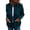 Blue, variant on Women's Solid Color Long Sleeve Knit Jacket, Zipper Front Cardigan Sweater, Soft Casual Outerwear with Pockets, Lightweight Loose Fit Cover Up, Comfortable Everyday Wear Brick Red S