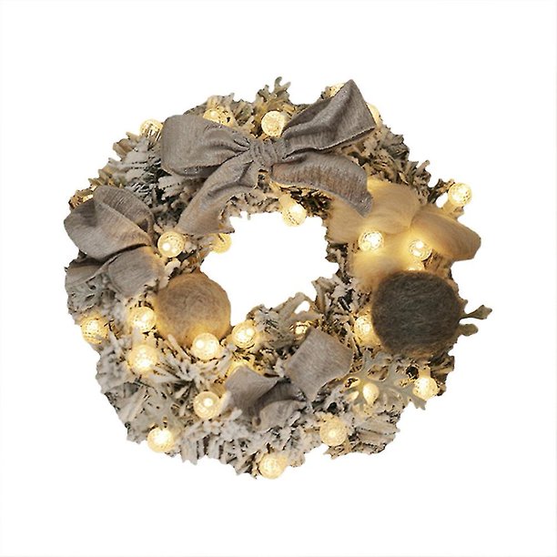 Guirnalda De 30 Cm Adorno Navideño YONGSHENG con luces LED