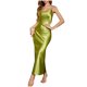 thumbnail image 2 of Camisolas largas de verano para mujer, cuello redondo, informales, lisas, sin mangas, 2 of 6