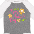 thumbnail image 4 of Inktastic Happy Mothers Day with flowers Boys or Girls Long Sleeve Baby Bodysuit, 4 of 5