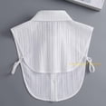 thumbnail image 2 of LoudSung Fake Collar Detachable Half Shirt Blouse False Collar Elegant Dickey Office Collar Design for Women Girls, 2 of 7