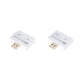 thumbnail image 2 of Hub de cargador Moyic USB2.0 ligero doble Adaptador Blanco 2Conjunto, 2 of 6