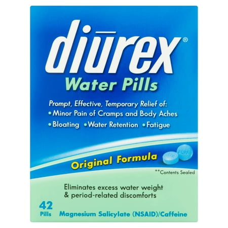 DIUREX pilules originales Formule d'eau, 42 count