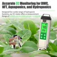 thumbnail image 3 of Digital PH Meter Hydroponic Water Quality Tester LCD Backlight Thermometer PH/EC/TDS Meter for Aquariums Spa, 3 of 5