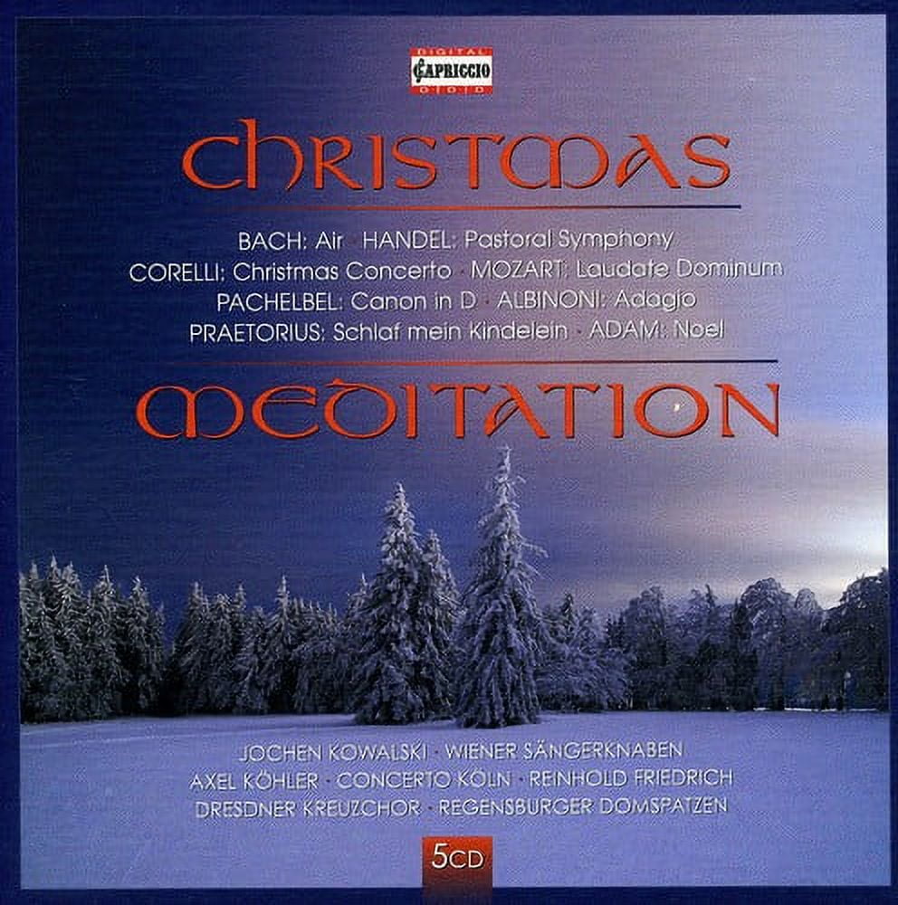 Various Artists - Christmas Meditation / Various - Music \u0026 Performance - CD  - Walmart.com, image size:992x1000