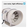thumbnail image 4 of 3 Inch 4 Inch Low Noise Inline Duct Hydroponic Air Blower Fan Exhaust Fan For Home Bathroom Ventilation Vent And Grow Room ,Long Lasting, 4 of 6