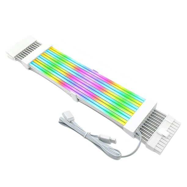 Peggybuy ARGB PSU Extension Cable 12VHPWR 24Pin Neon Line PC Module for ...