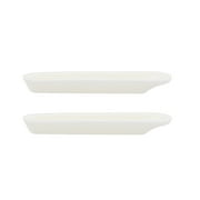 1.5ml 72x12x8.5mm Corundum Alumina Crucible Boat Sample Holder Furnaces 2 Pack