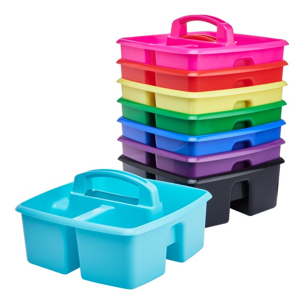 Storex Classroom Caddy, Assorted Colors,(6 units/pack)