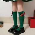 thumbnail image 5 of Kids Crew Socks with Bow Detail, Festive Red Cotton Mid-Calf Ankle Socks for Girls & Boys, Soft Comfortable Holiday Stocking Stuffers Ideal for School, Party, and Winter Season Gift Giving, 5 of 6