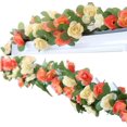 thumbnail image 2 of Juego de 2 guirnaldas de flores artificiales CHAO enredaderas 0,9 m con follaje de rosas, 2 of 5