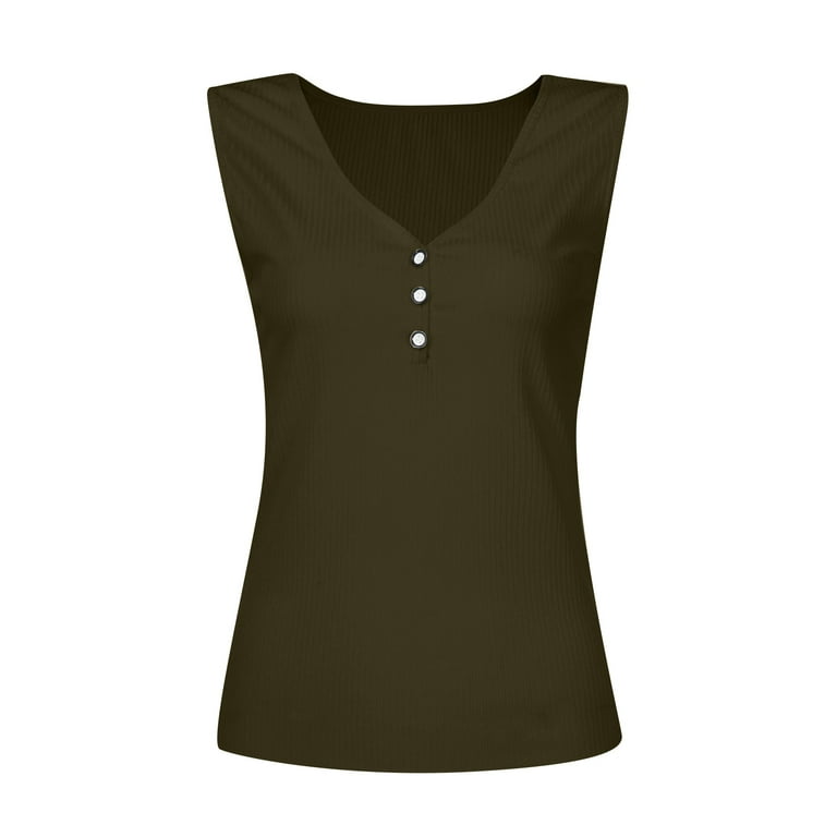 Quealent Casual Tops For Women Women's Organic Cotton Camisole