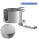 thumbnail image 1 of Audífonos Soporte colgante para auriculares 2 en 1 para juegos de PC Soporte para vasos giratorio 360 para auriculares Universal  Accesorios Electrónicos, 1 of 8