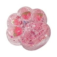 thumbnail image 3 of Juguetes sensoriales,Juguetes para apretar Juguete elástico relajante para niños,Juguete de mano para niños y adultos con forma de pata de gato fidget,Juguete Relajante Sensory cute rosa, 3 of 9