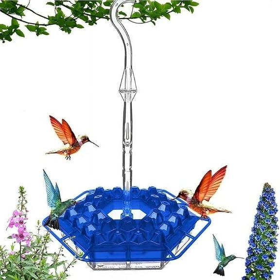 2025 Hummingbird Feeders for Outdoors, Hummingbird Feeder and Built-in Ant Moat, 30 Feeder Ports, Hummingbird Feeders for Outdoors Hanging Ant and Bee Proof