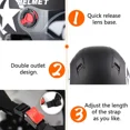 thumbnail image 4 of Vintage Open Face Helmet Adjustable Lightweight For Motorcycle Scooter Bicycle, 4 of 7