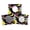 Black, variant on Teacher Reward Zig Zag Variety DIY Scratch Off Note Cards & Stickers, 50 Pack by My Scratch Offs