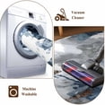 thumbnail image 6 of Abstract Watercolor Large Area Rugs 8x10 ft Gray Blue White Color Block Gradient Washable Rug Non Slip Indoor Carpet Absorbent Floor Mat for Living Room Bedroom Dining Room, 6 of 9