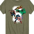 thumbnail image 3 of Marvel The Avengers - Birthday 6 - Toddler And Youth Short Sleeve Graphic T-Shirt, 3 of 5