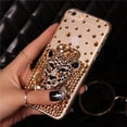thumbnail image 1 of Funda brillante con diamantes para iPhone, carcasa bonita con Perfume de la Torre Eiffel, para modelos 14, 13, 12, 11 Pro Max, XR, XS, X, 6, 6s, 8, 7 Plus, Mini, 5s, 5, SE, 2020 Fivean unisex, 1 of 2