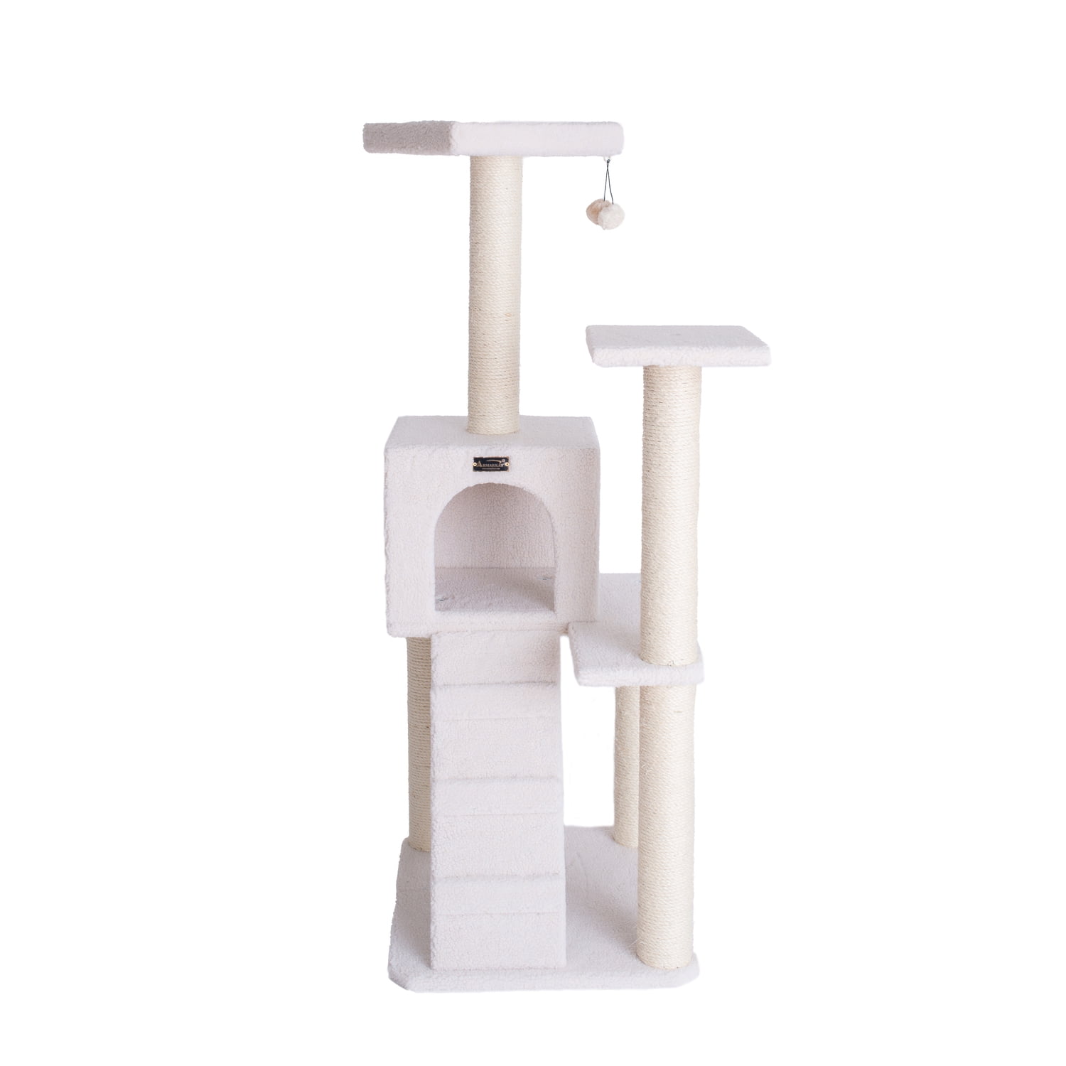 Armarkat Classic Cat tree B5301 53 Inch, Ivory