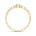 thumbnail image 2 of ANGARA Natural 0.05 Ct. Diamond Fashion Promise Ring in 14K Yellow Gold for Women (Ring Size: 3.5), 2 of 8