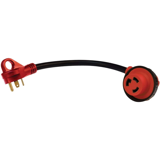 Cable Adaptador Valterra A10-3030D90 30A 30cm 90° Rojo