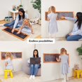 thumbnail image 2 of ODOXIA Cadre Mural Sensoriel à Paillettes / Planche à Paillettes Réversible pour Enfants / Tissu à Paillettes Rabattables / Planche Murale et de Chambre Sensorielle, 2 of 8