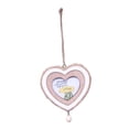 thumbnail image 5 of deevoka 2xHanging Photo Frame Display Holder Housewarming Wedding Wooden Picture Frame Heart 9x8cm, 5 of 9