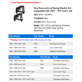 thumbnail image 2 of Rear Rearward Leaf Spring Shackle Set - Compatible with 1980 - 1997 Ford F-350 1981 1982 1983 1984 1985 1986 1987 1988 1989 1990 1991 1992 1993 1994 1995 1996, 2 of 2