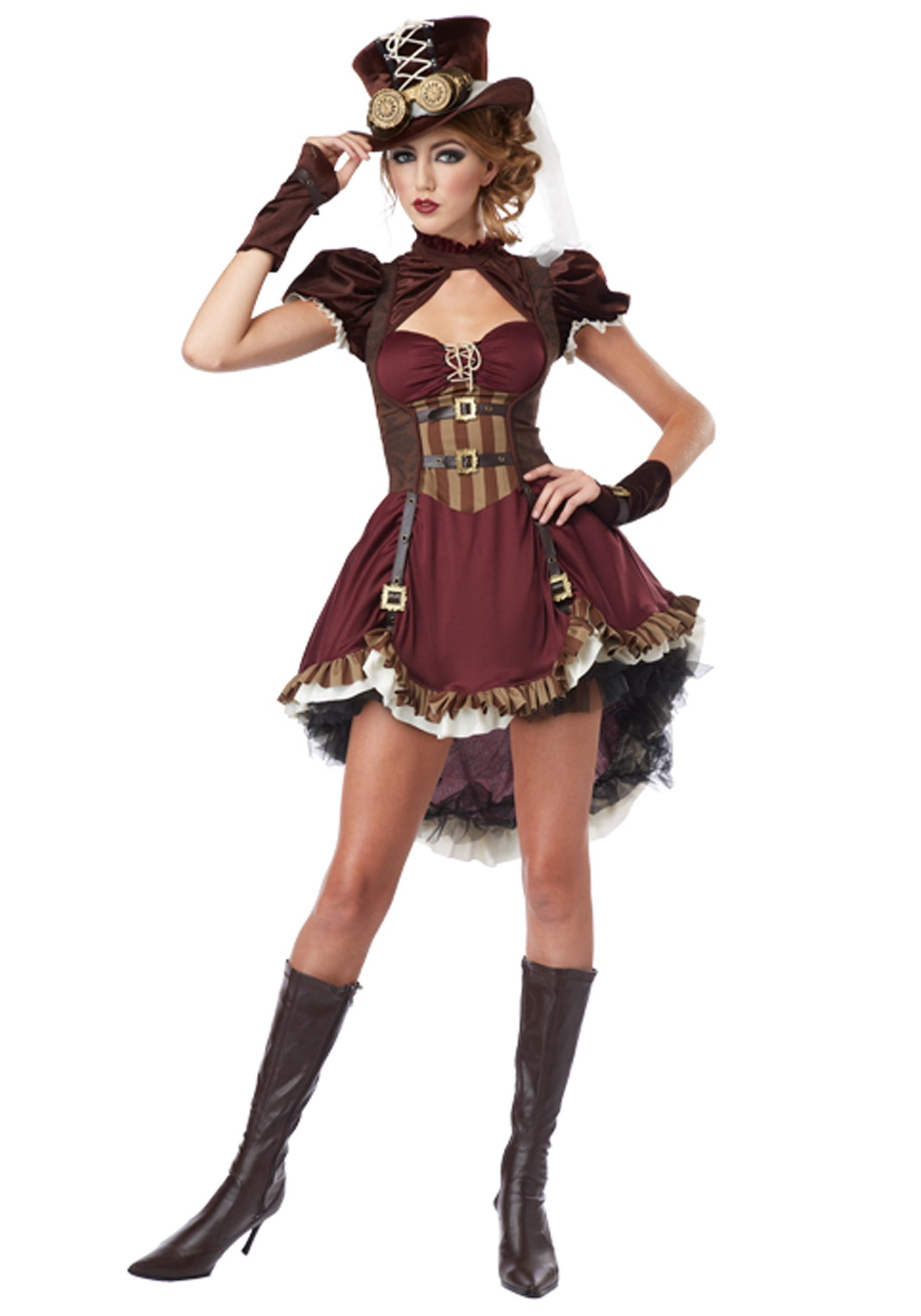 California Costumes Steampunk Lady Everyday Fancy-Dress Costume for 4X - Walmart.com