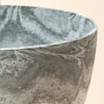 thumbnail image 5 of La Jolie Muse Flower Pots Outdoor Garden Planters, Indoor Plant Pots W/ Drainage Holes, Plastic, Marble Pattern Grey, Set 2(19 +22cm), 5 of 7