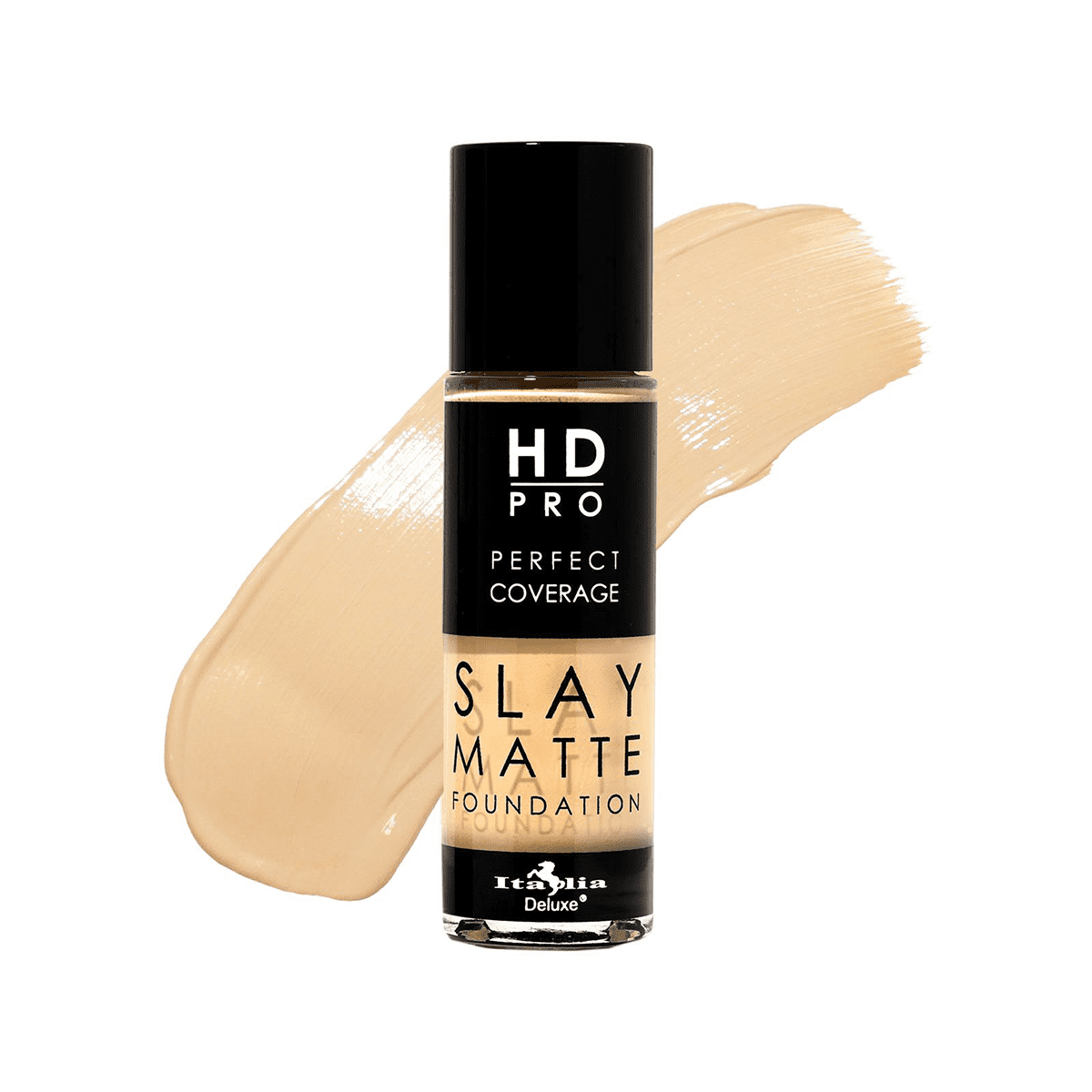 Italia Deluxe HD Pro Slay Matte Liquid Foundation 1.05 Oz [02 OATS