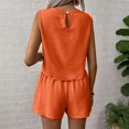thumbnail image 4 of Misright Women's two-piece vacation sleeveless vest and shorts set, 4 of 9