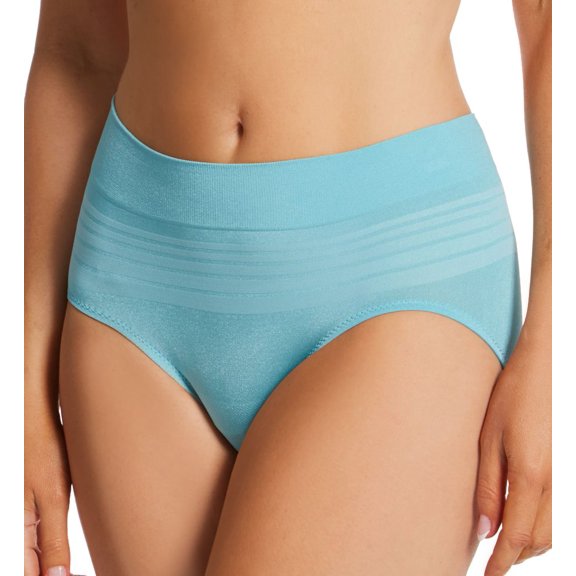 Women's Warner's RU0501P No Pinching. No Problems. Seamless Hipster Panty (Marine Blue L)