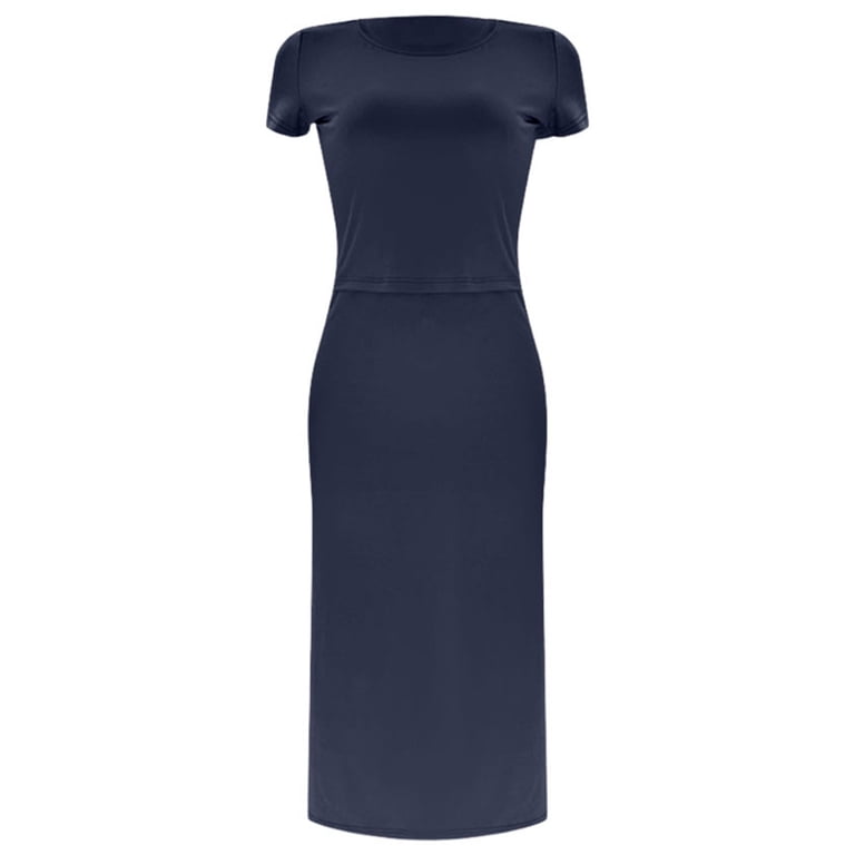 Women's Solid Color Round Neck Short Sleeved Top Women's Fashion Break 38386 Long Skirt Women Dress with Jacket Set Semi Formal Dress Petite Gowns for Women Formal Evening Formal Dress Swimsuit - Women's Solid Color Round Neck Short Sleeved Top Women's Fashion Break 38386 Long Skirt Women Dress with Jacket Set Semi Formal Dress Petite Gowns for Women Formal Evening Formal Dress Swimsuit -
