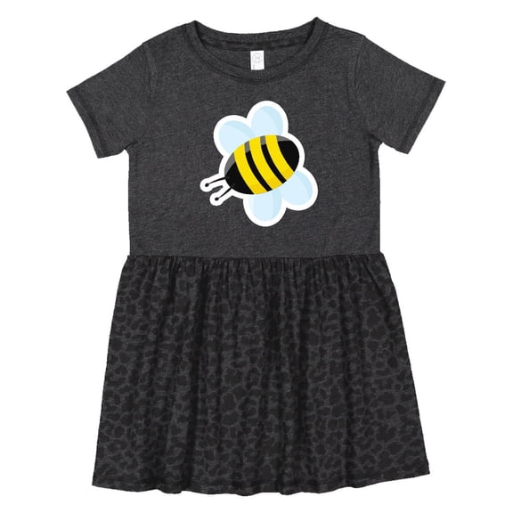 Inktastic Bumble Bee Girls Toddler Dress