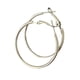 thumbnail image 1 of Pendientes de aro grande Qarigey de color acero para mujer, 1 of 6