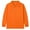 Orange, variant on Gifts for Boys Horkkom School Uniform for Girls Boys Long Sleeve Pullover Lapel Shirts Solid Color Comfy Uniform Shirts with Button 2 Years