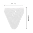 thumbnail image 2 of TAILTOSS 2Set Filter Bag Transparent 12x12 Inches Nylon For Cold Brew Coffee And Kitchen, 2 of 7