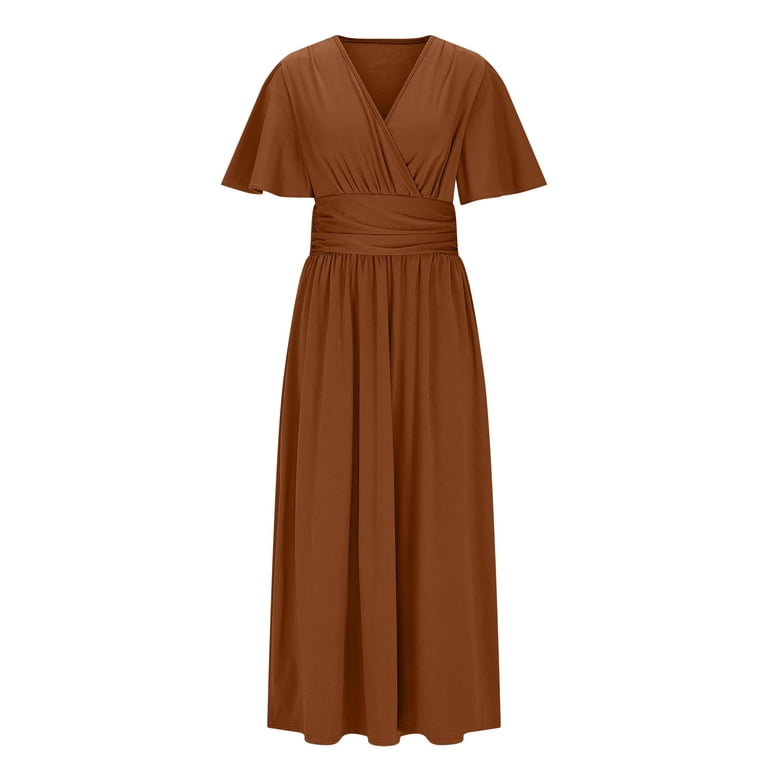 brown wedding guest dress short Brown Wedding Guest Dresses | Chocolate, Tan & Camel Styles