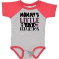thumbnail image 3 of Inktastic Mommy's Little Tax Deduction Pink Hearts Boys or Girls Baby Bodysuit, 3 of 5
