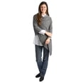 thumbnail image 2 of Inca Fashions - Elodie Women’s Alpaca Sweater Poncho – 100% Baby Alpaca Wool | Asymmetrical Triangle Design | Soft, Warm & Lightweight Layer for All Seasons, 2 of 5