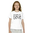 thumbnail image 3 of Addicted To Love Cute Romantic Gym Girls Kids T Shirt Tees Teen Brisco Brands M, 3 of 5