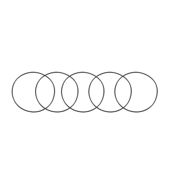 5 Pcs 64mm Innner Dia 67mm OD 1.5mm Thickness Rubber O-ring Oil Seal Gaskets