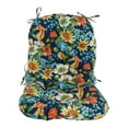 thumbnail image 5 of Blazing Needles 48-inch by 24-inch Patterned Outdoor Spun Polyester Swivel Rocker Cushion, 5 of 5