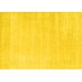 thumbnail image 1 of Ahgly Company Machine Washable Indoor Rectangle Solid Yellow Modern Area Rugs, 5' x 8', 1 of 4